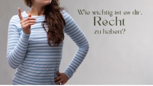Mehr über den Artikel erfahren Recht haben!