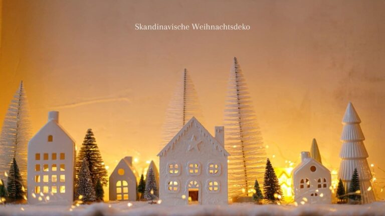 Skandinavische Weihnachtsdeko